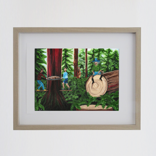 "Homewreckers" Animal painting available as print