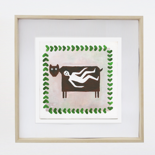 "The fear" Animal painting available as print