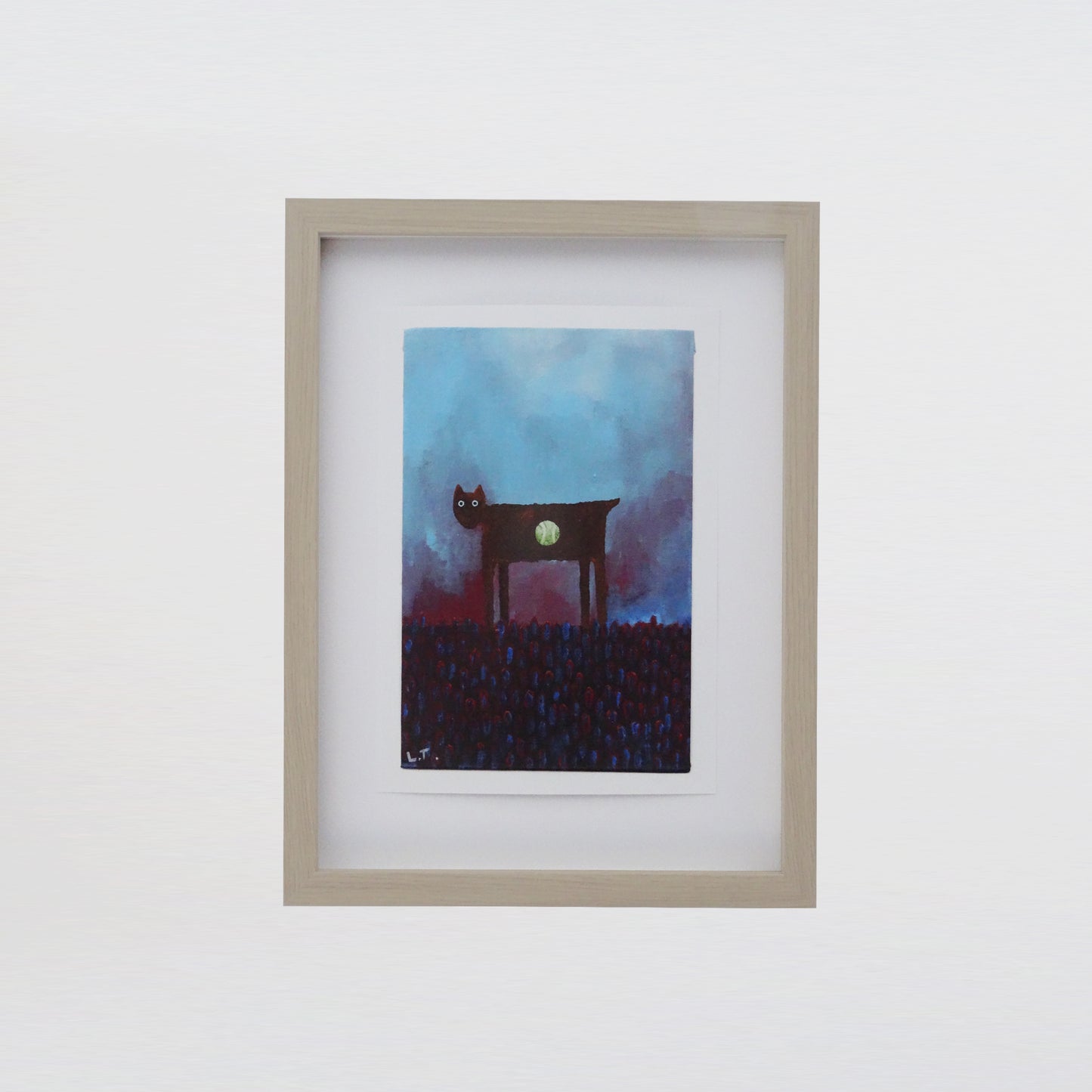 "Satans little helper" Animal painting available as print