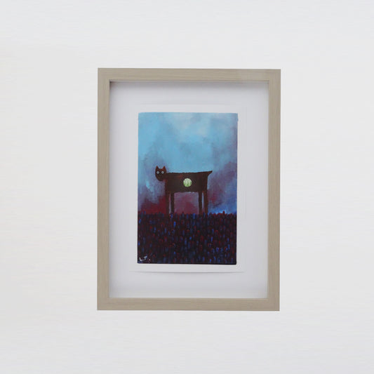 "Satans little helper" Animal painting available as print