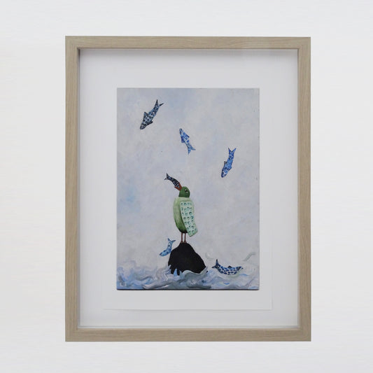 "Fish for all" Animal painting available as print