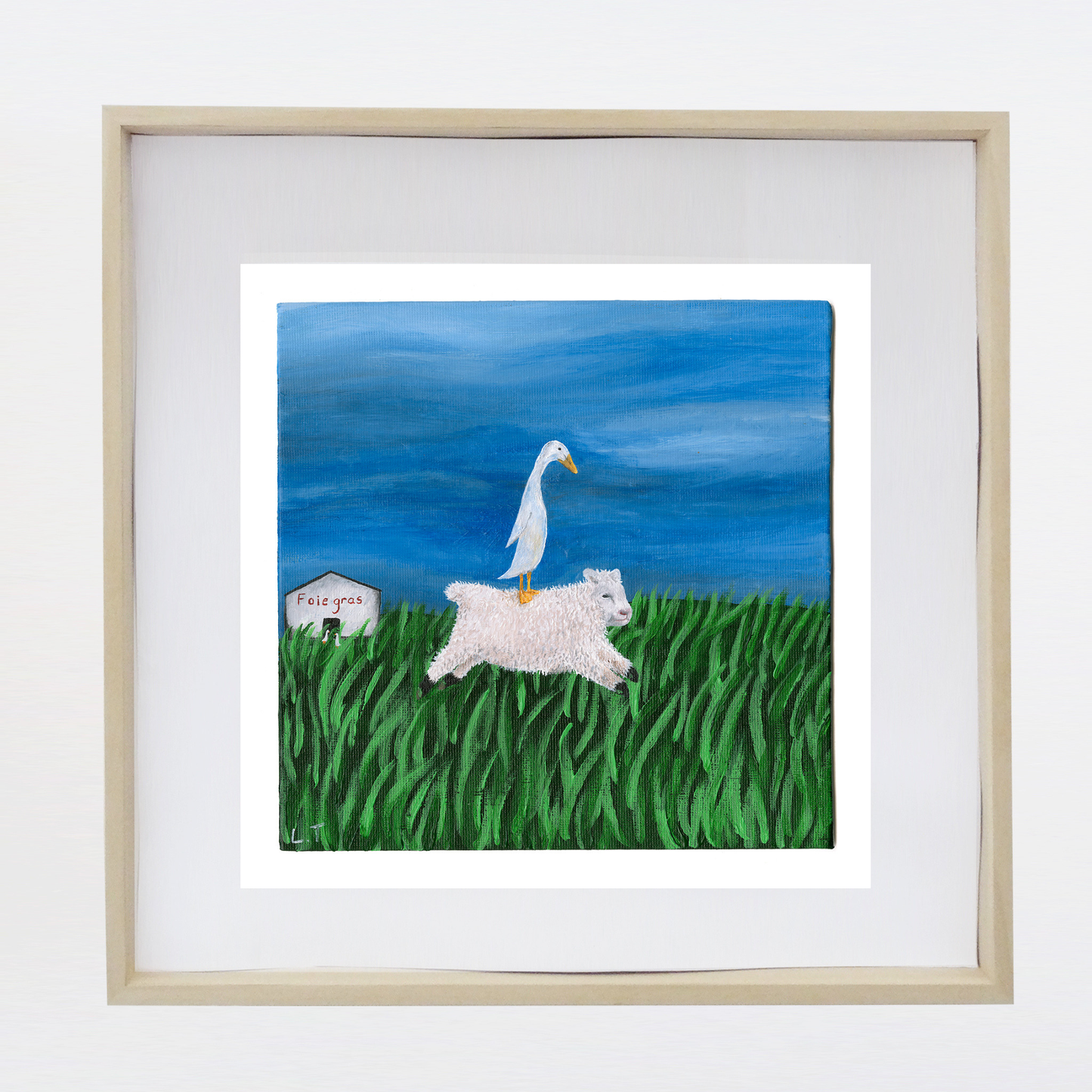 "The great escape" Animal painting available as print